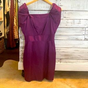 Purple cocktail dress